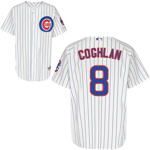 Chris Coghlan #8 MLB Jersey-Chicago Cubs Men's Authentic Home White Cool Base Baseball Jersey